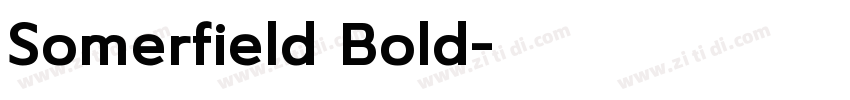 Somerfield Bold字体转换